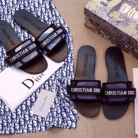 christian dior slides rubber|knock off Christian Dior slides.